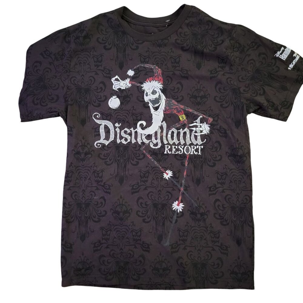 Disneyland Resort Haunted Mansion T-Shirt Glow In The Dark Jack Skellington N - Picture 1 of 4